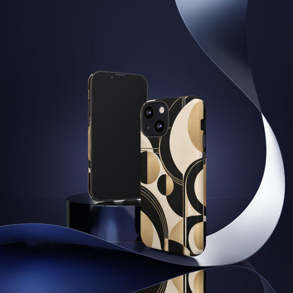 Pearl Orbit iPhone Tough Case | art deco