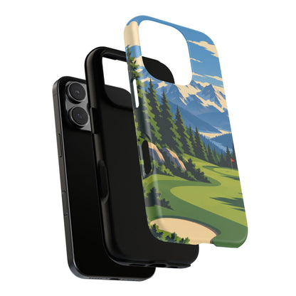 Mountain Golf — Alpine Fairway iPhone Tough Case
