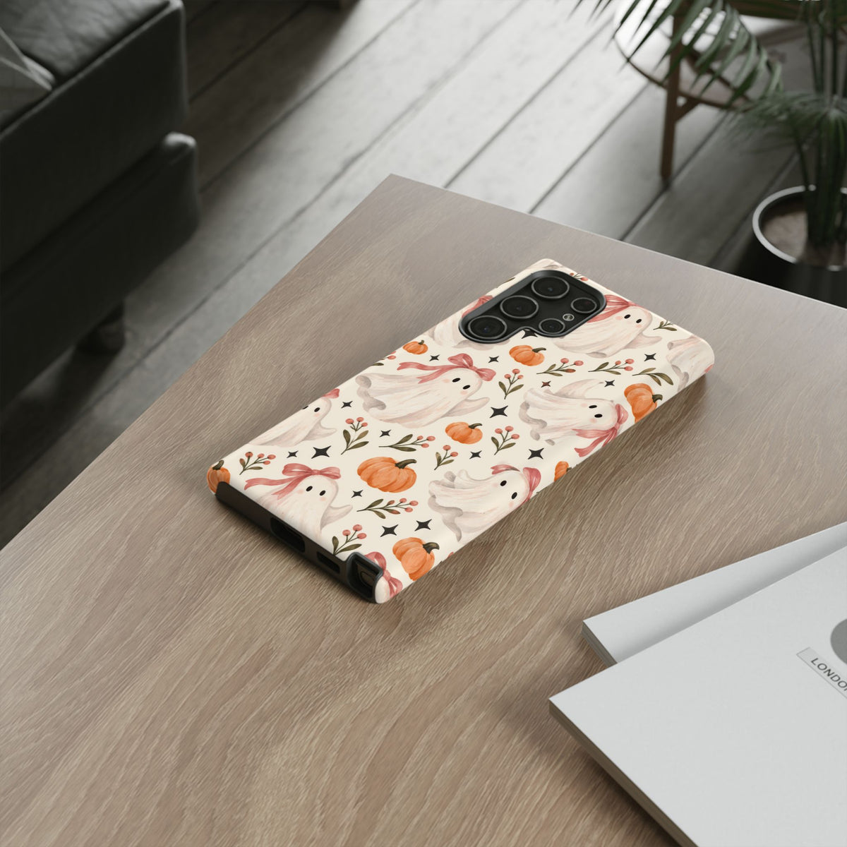 Blush Boo Social Samsung Galaxy Tough Case | cute ghost