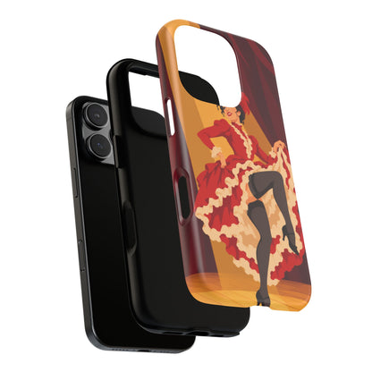 Moulin Rouge Dancer — Crimson Cabaret iPhone Tough Case | cabaret dancer