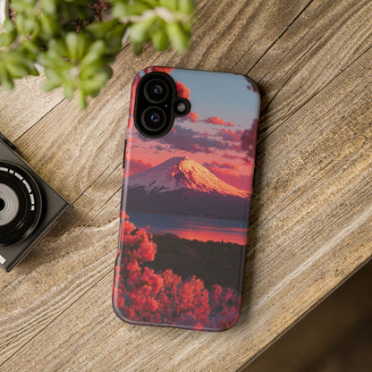 Fuji Rose Horizon iPhone Tough Phone Case