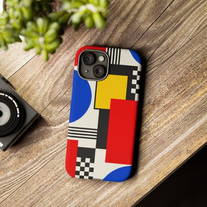 Primary Frequency iPhone Tough Case | Primary Color Geometry