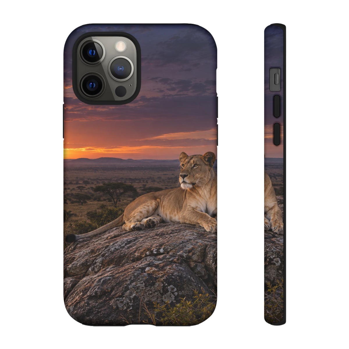 Lioness in the Blue Hour iPhone Tough Case