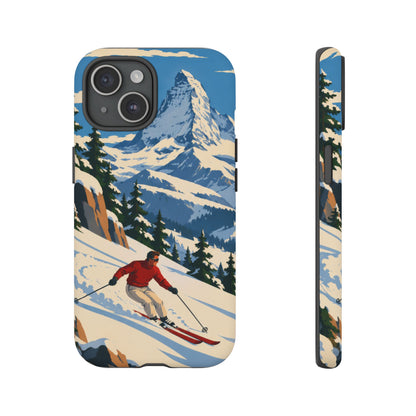 Swiss Skiing — Downhill Arc iPhone Tough Case