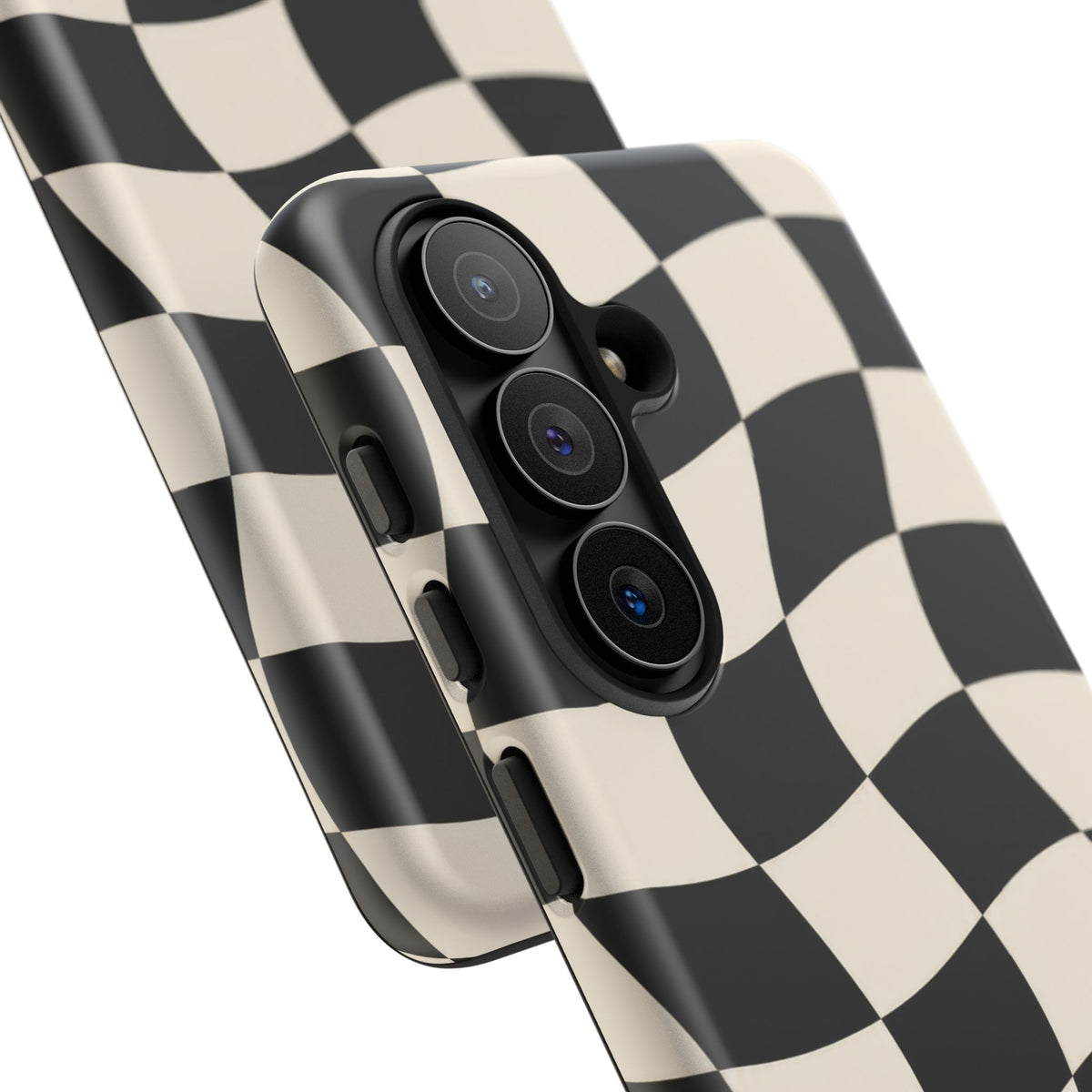 Liquid Check Samsung Galaxy Tough Case | Wavy Checkerboard