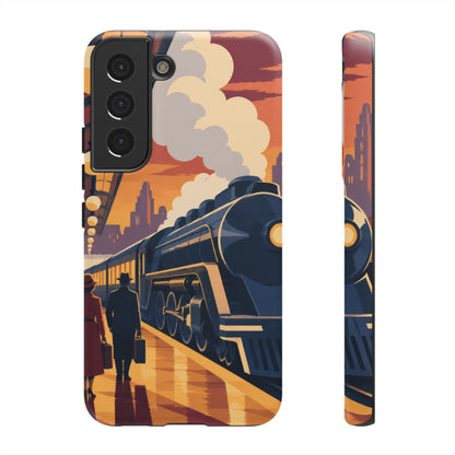 Travel by Train — Night Departure Samsung Galaxy Tough Case | train travel