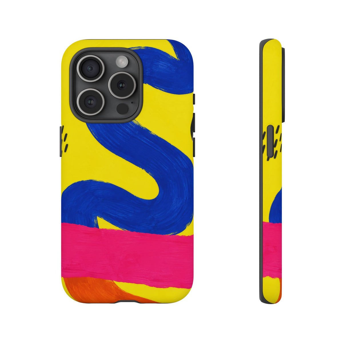 Offbeat iPhone Tough Case | Abstract Color Block Art