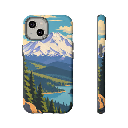 Mount Shasta — Snowlight iPhone Tough Case