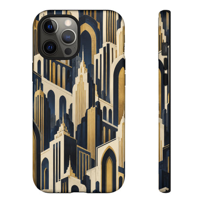 Midnight Metropolis iPhone Tough Case | art deco