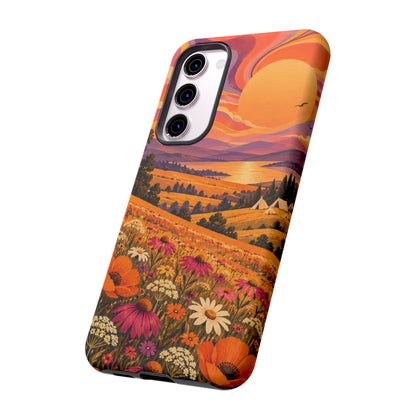 Golden Field Reverie Samsung Galaxy Tough Case | sixties festival