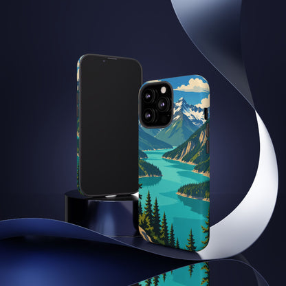 Cascades — Diablo Blue iPhone Tough Case