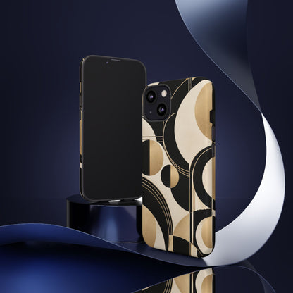 Pearl Orbit iPhone Tough Case | art deco