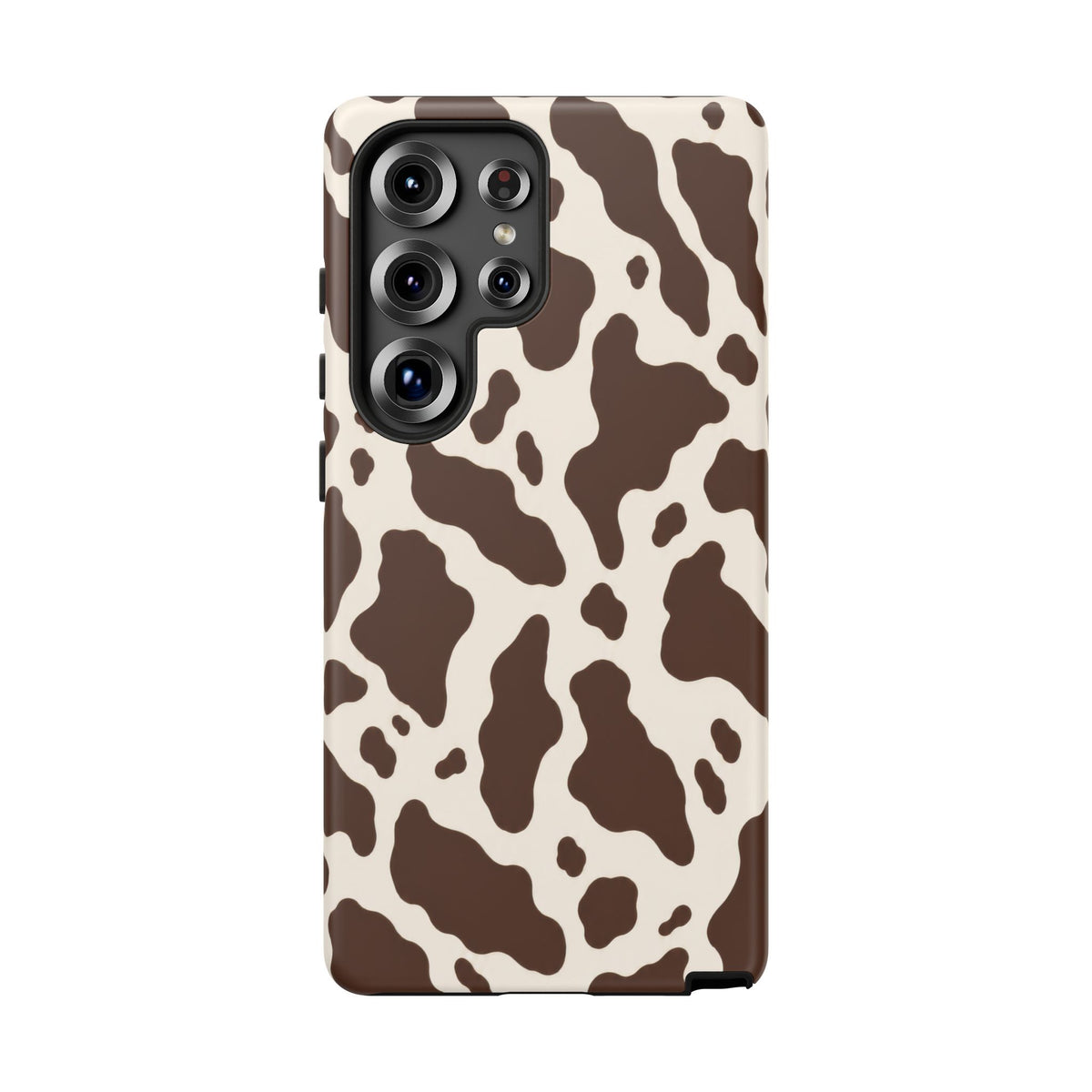 Cocoa Ranch Samsung Galaxy Tough Case | Brown Cow Print