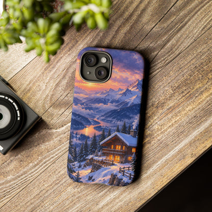 Alpine Hearth iPhone Tough Case | winter cabin