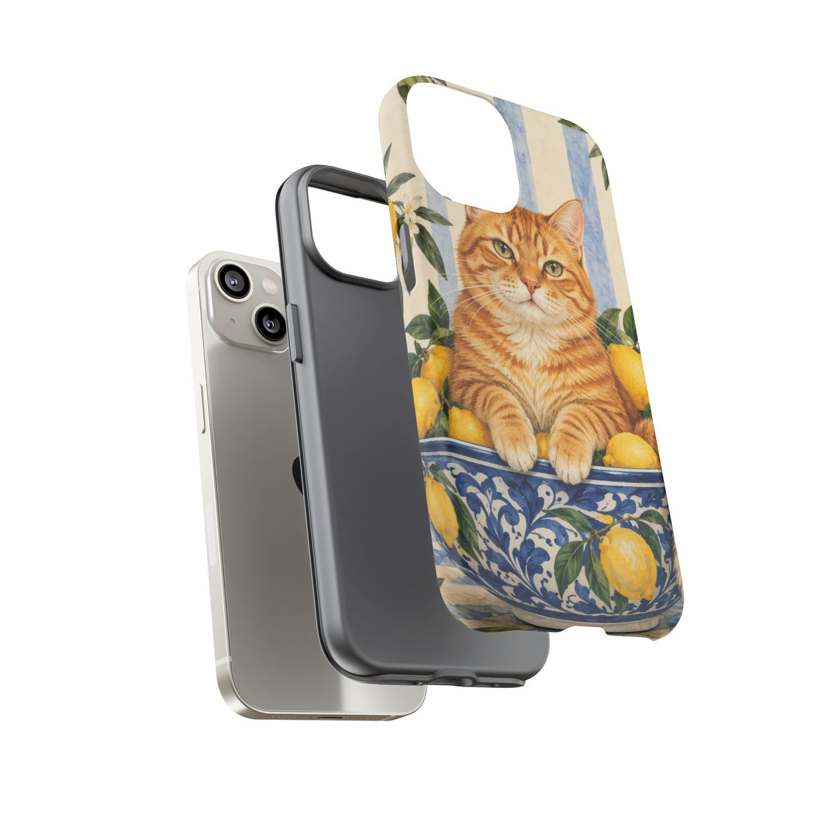 Citrus Inspector iPhone Tough Case | ginger cat