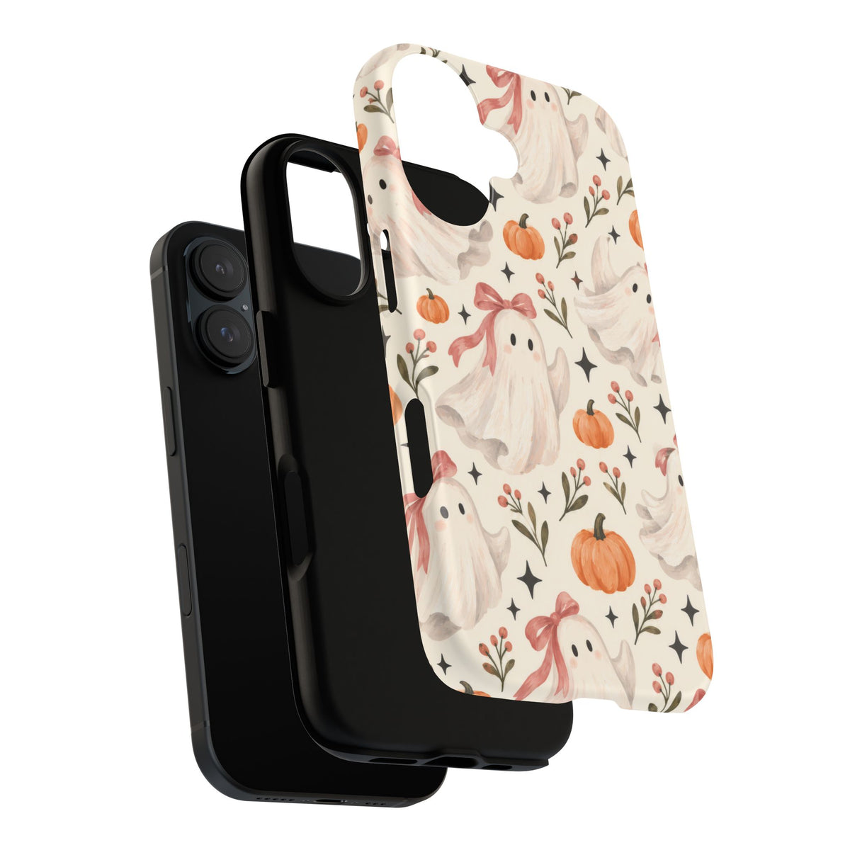 Blush Boo Social iPhone Tough Case | cute ghost