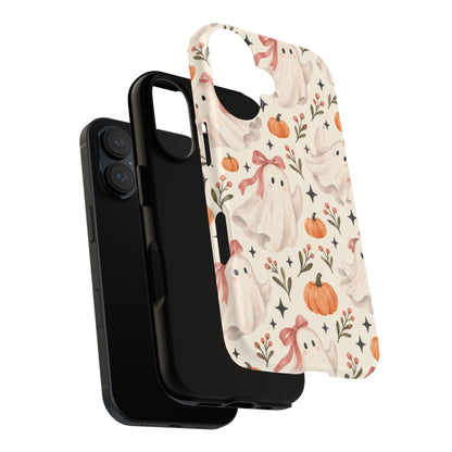 Blush Boo Social iPhone Tough Case | cute ghost