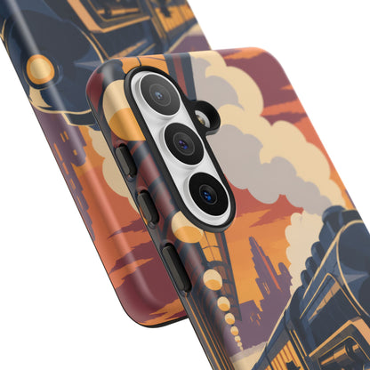Travel by Train — Night Departure Samsung Galaxy Tough Case | train travel