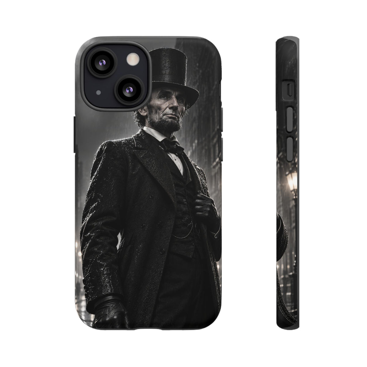 Abe after Midnight iPhone Tough Case | noir lincoln