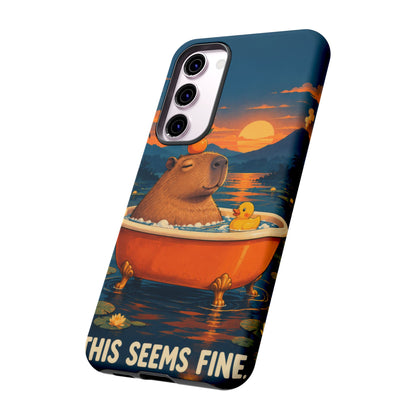 Minor Inconvenience Samsung Galaxy Tough Case | funny capybara