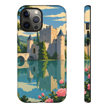English Castle — Moat and Roses iPhone Tough Case