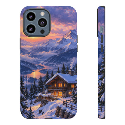 Alpine Hearth iPhone Tough Case | winter cabin
