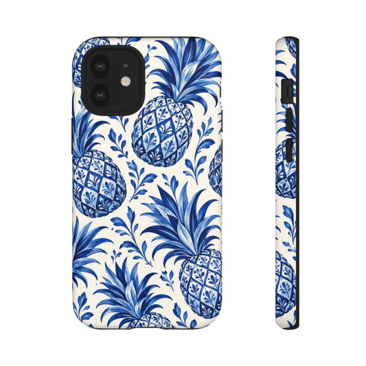 Porcelain Pineapple iPhone Tough Case