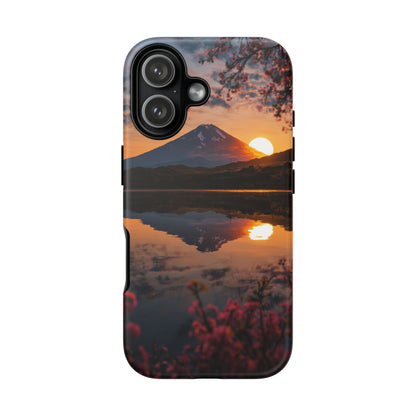 Fuji Golden Reflection iPhone Tough Phone Case