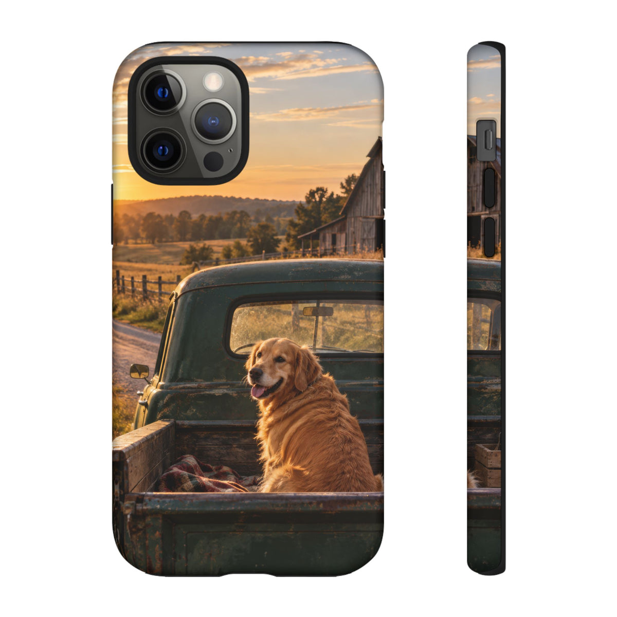 Sunday Road Golden iPhone Tough Case | golden retriever