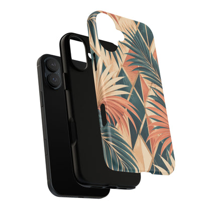 Coral Palm Pavilion iPhone Tough Case | art deco