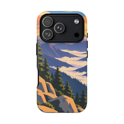 Misty Mountains — Amethyst Pass iPhone Tough Case