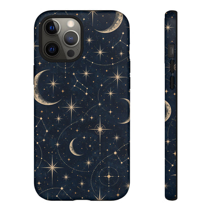 Celestial Moon iPhone Tough Case | Nocturne Atlas