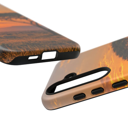 Amber Acacia Samsung Galaxy Tough Case | african sunset