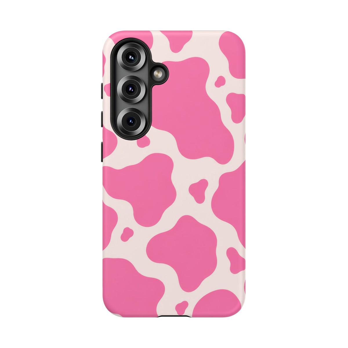 Strawberry Milk Samsung Galaxy Tough Case | Pink Cow Print
