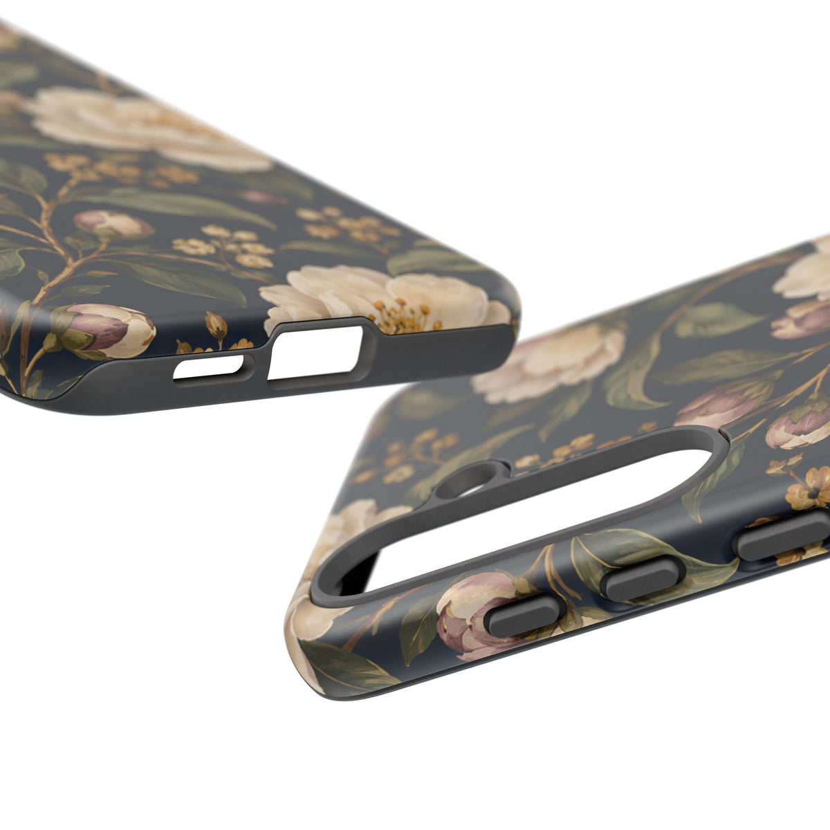 Dark Floral Samsung Galaxy Tough Case | Midnight Camellia