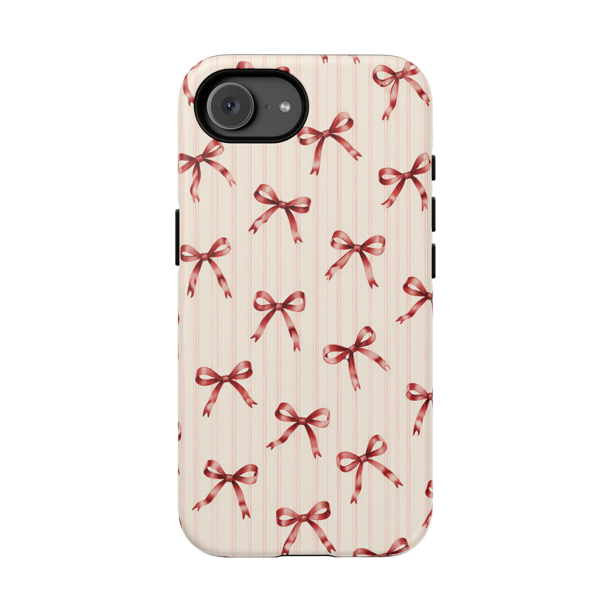 Red Bow iPhone Tough Case | Ribbon Waltz