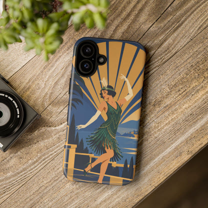 1920s Flapper — Jazz After Dark iPhone Tough Case