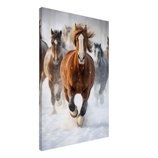 Canvas Wall Art - Winter's Wild Majesty