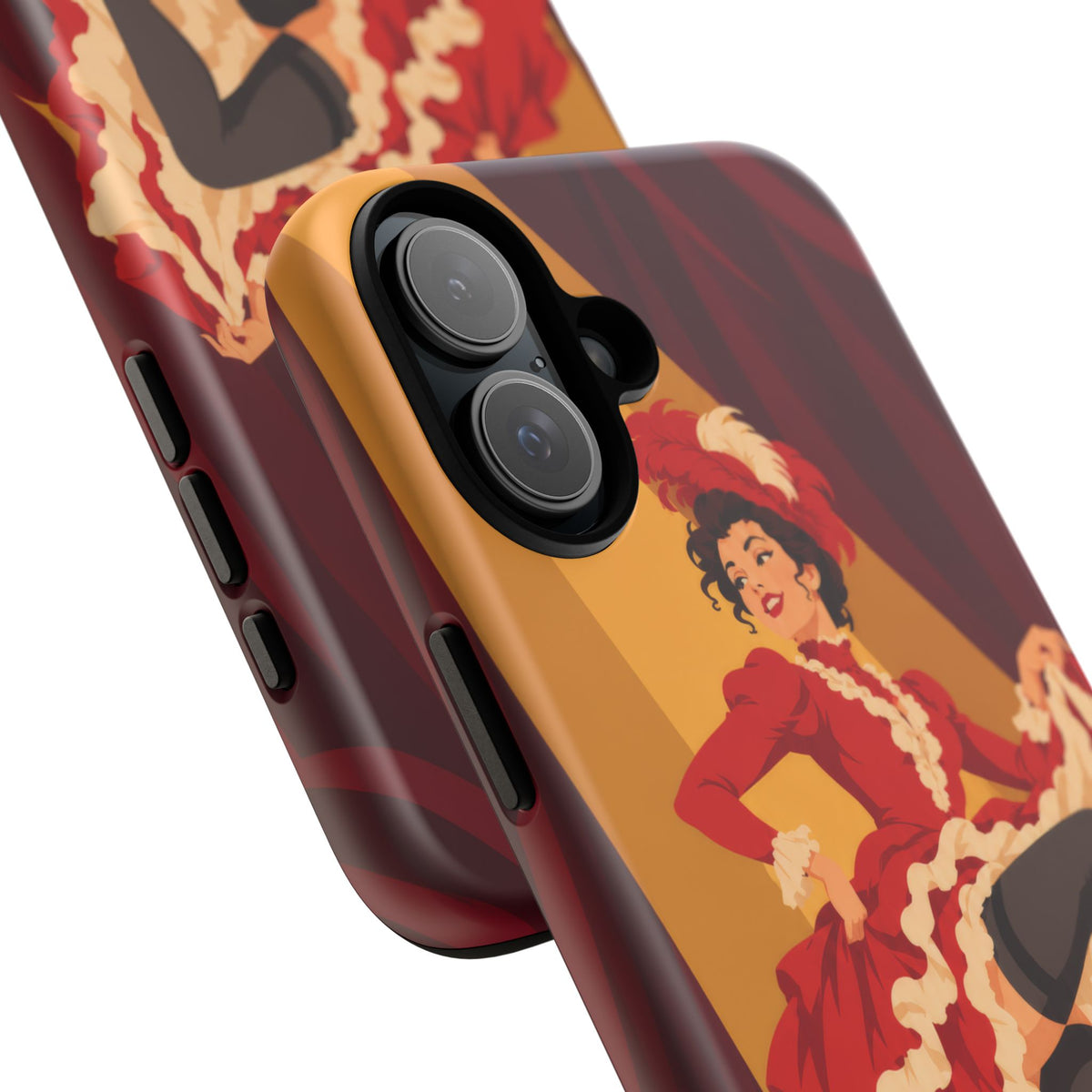 Moulin Rouge Dancer — Crimson Cabaret iPhone Tough Case | cabaret dancer