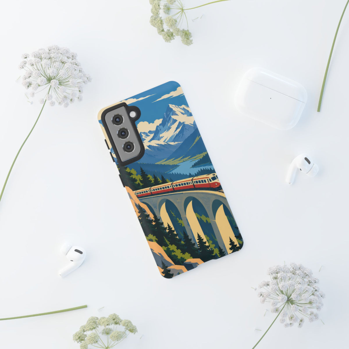 Travel by Train — Alpine Express Samsung Galaxy Tough Case | train travel