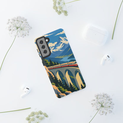 Travel by Train — Alpine Express Samsung Galaxy Tough Case | train travel