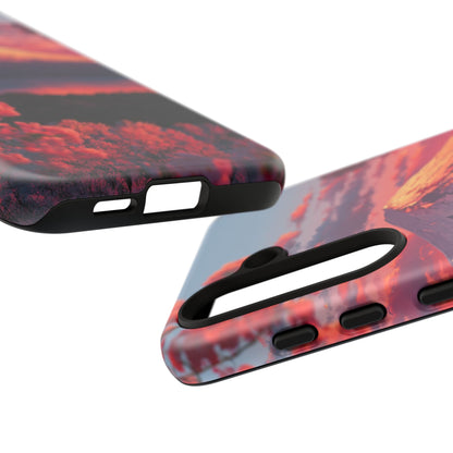 Fuji Rose Horizon Samsung Galaxy Tough Phone Case