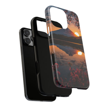 Fuji Golden Reflection iPhone Tough Phone Case