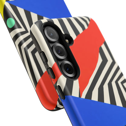 Broken Signal Samsung Galaxy Tough Case | Optical Stripe Art