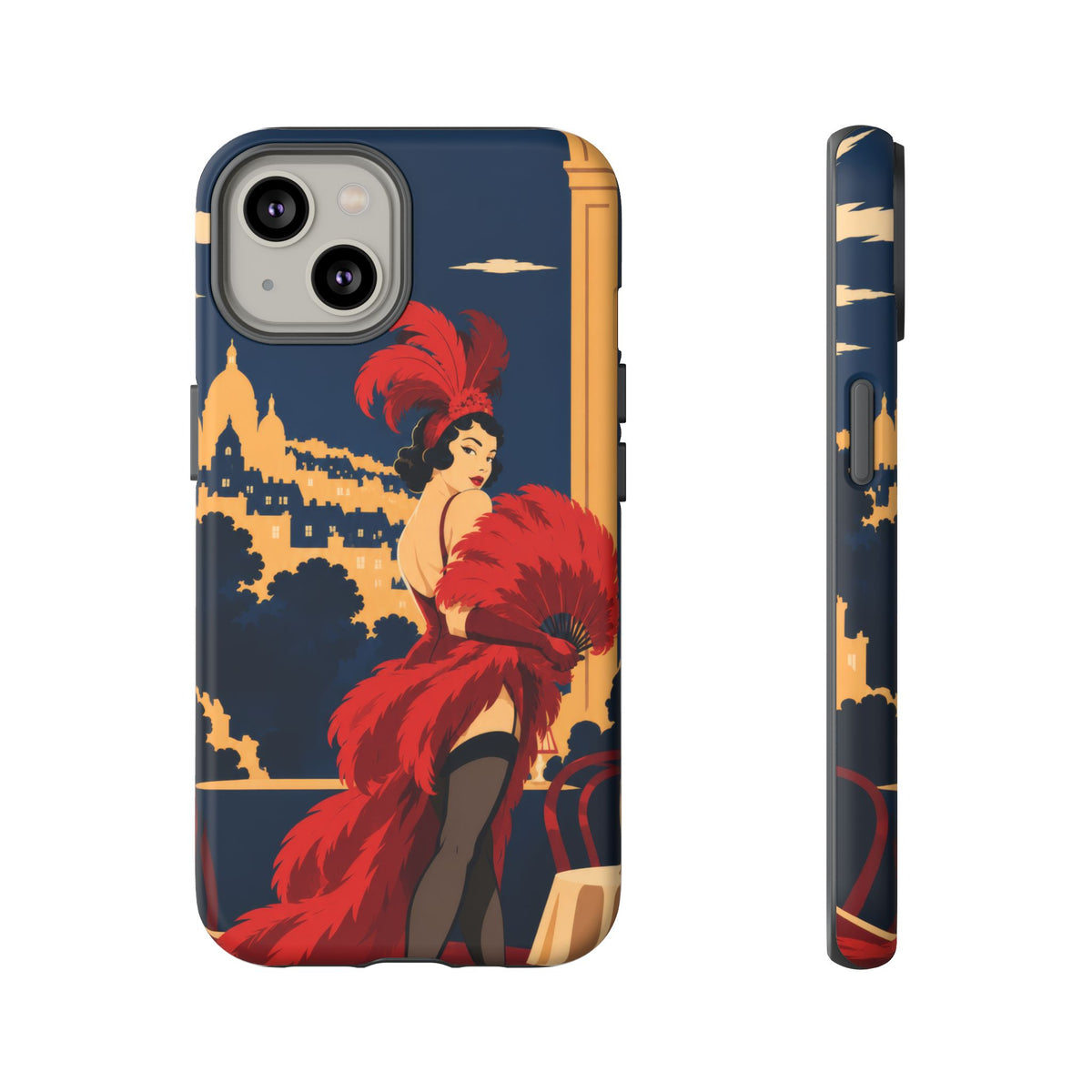 Moulin Rouge Dancer — Velvet Encore iPhone Tough Case | cabaret dancer