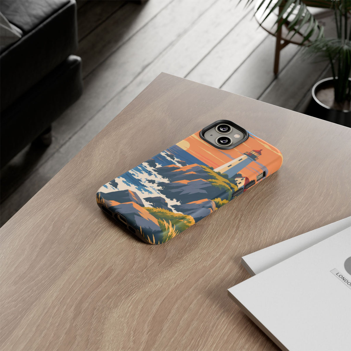 Lighthouse — Atlantic Beacon iPhone Tough Case