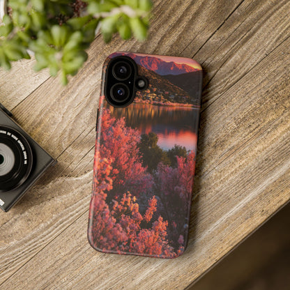 Alpine Bloom Lake iPhone Tough Phone Case