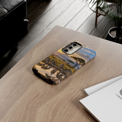 Zebra Water Mirror Samsung Galaxy Tough Case | zebra safari
