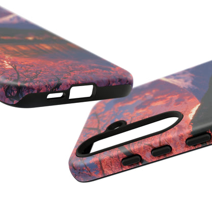 Sakura Lakeside Village Samsung Galaxy Tough Phone Case