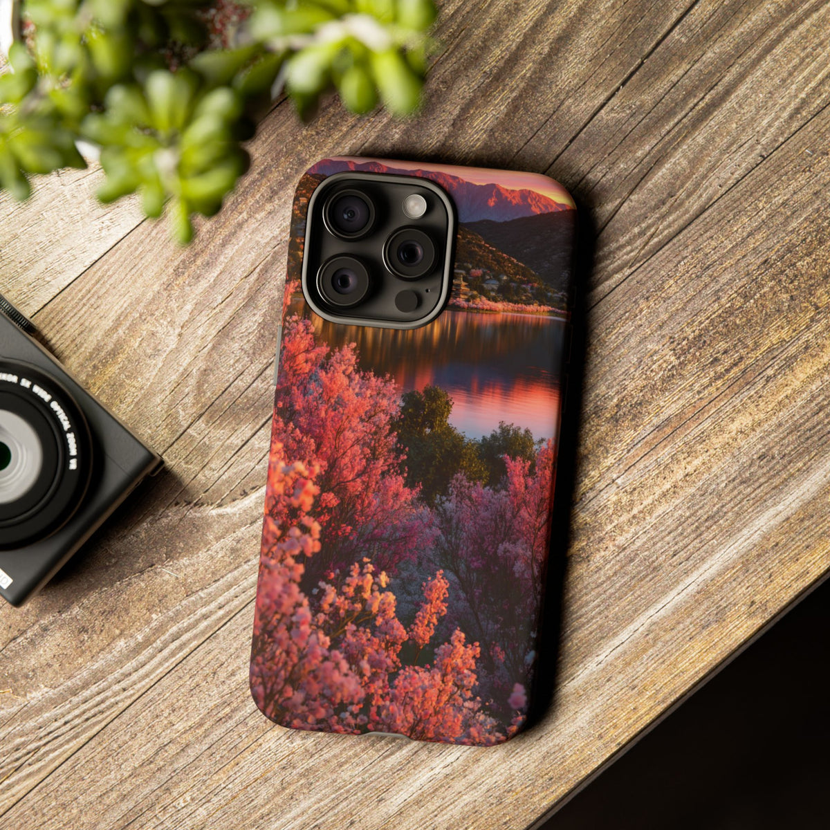 Alpine Bloom Lake iPhone Tough Phone Case